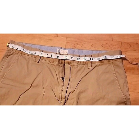 J Crew Golf Shorts Mens 36 Beige Flat Front Straight Leg  Casual - Picture 6 of 11